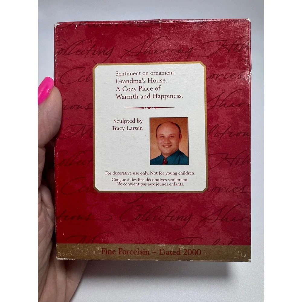 Hallmark Keepsake Ornament 2000 Grandma's House Collector's Plate Tracy Larsen